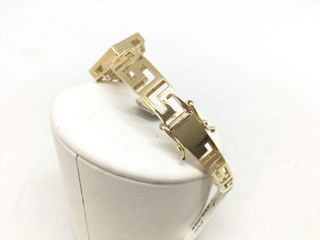 pulsera oro 18k con circonita