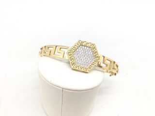 pulsera oro 18k con circonita