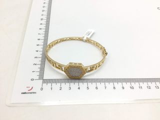 pulsera oro 18k con circonita