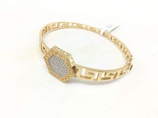 pulsera oro 18k con circonita