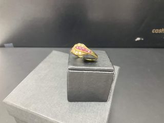 anillo oro 18k con piedra
