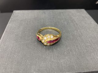 anillo oro 18k con piedra