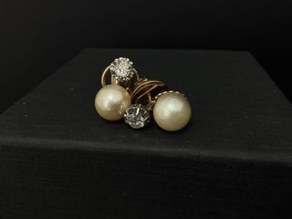 pendientes oro 18k con piedra con diamante