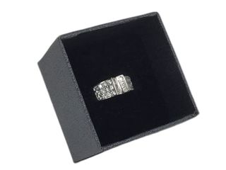 anillo oro 18k con piedra con circonita