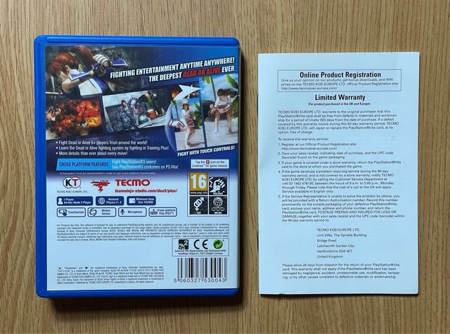 Dead or Alive 5+ PS Vita
