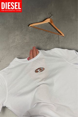 Camiseta DIESEL manga larga logo Oval