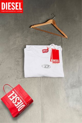 Camiseta DIESEL manga larga logo Oval