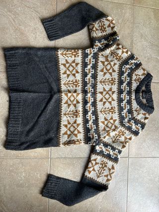 Jersey Zara Talla M Estampado Étnico