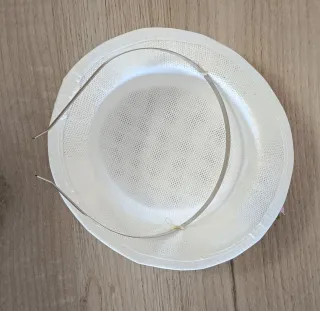 Diadema sombrero flores