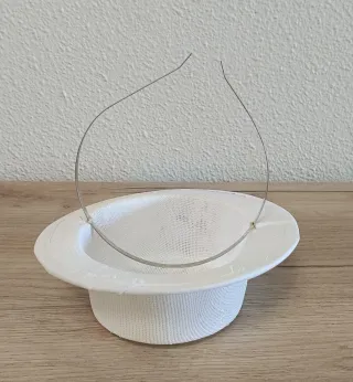 Diadema sombrero flores