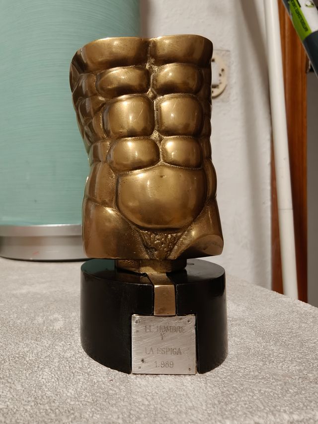 Escultura Berrocal Bronce Dorado