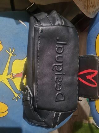 Conjunto Desigual: Mochila y Cartera Corazón