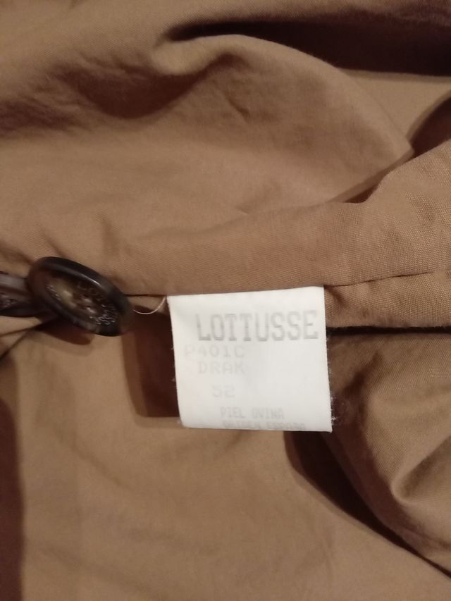 Cazadora Lottusse Piel Marrón Talla 52