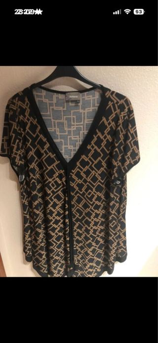 Camiseta marrón y negra Talla 54