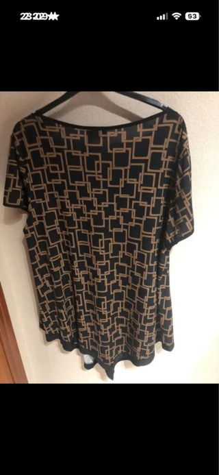 Camiseta marrón y negra Talla 54