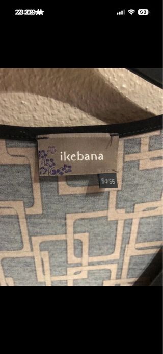 Camiseta marrón y negra Talla 54