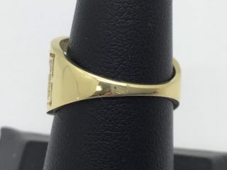 anillo oro 18k con piedra con circonita
