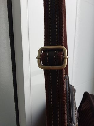 Bolso bandolera Rosme piel marrón