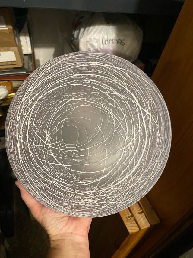 Lámpara plafón cristal