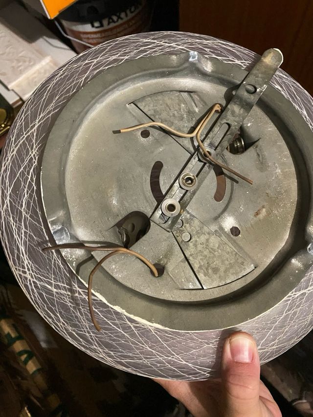 Lámpara plafón cristal