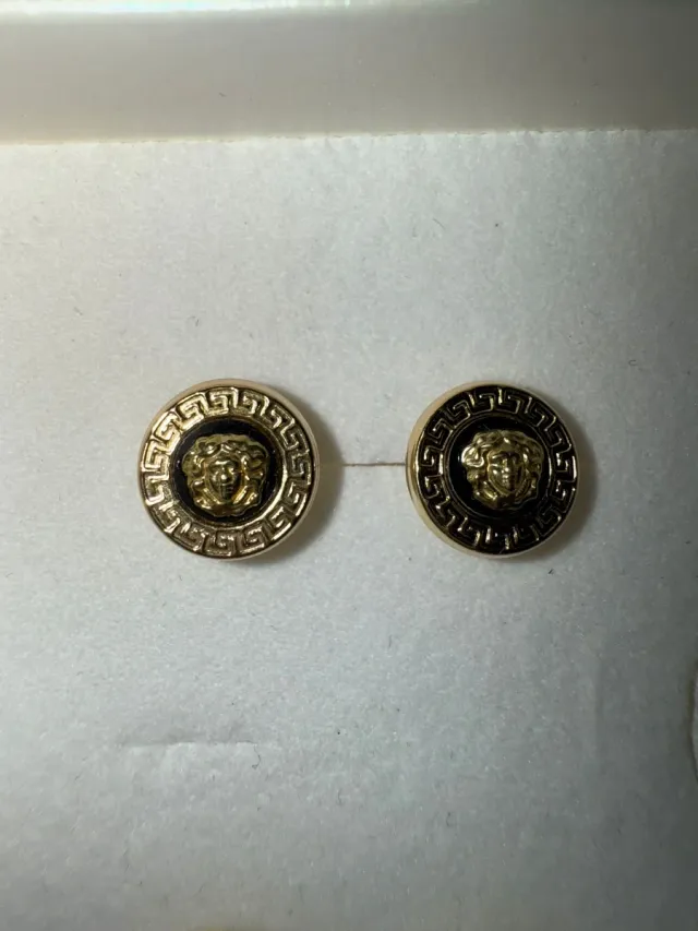 Pendientes Versace Medusa Oro 18kt