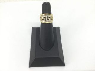 anillo oro 18k con piedra con circonita