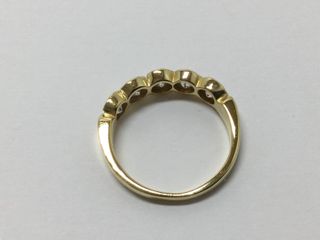 anillo oro 18k con piedra con circonita