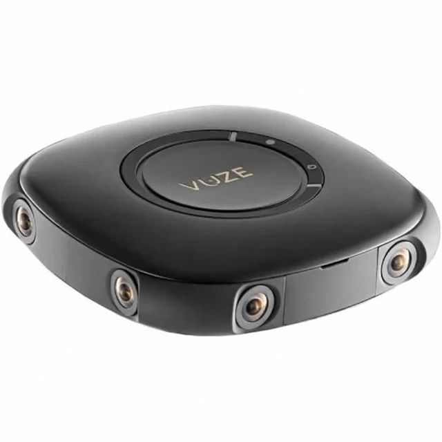 Cámara Vuze 3D 360 VR 4K Negra semi profesional