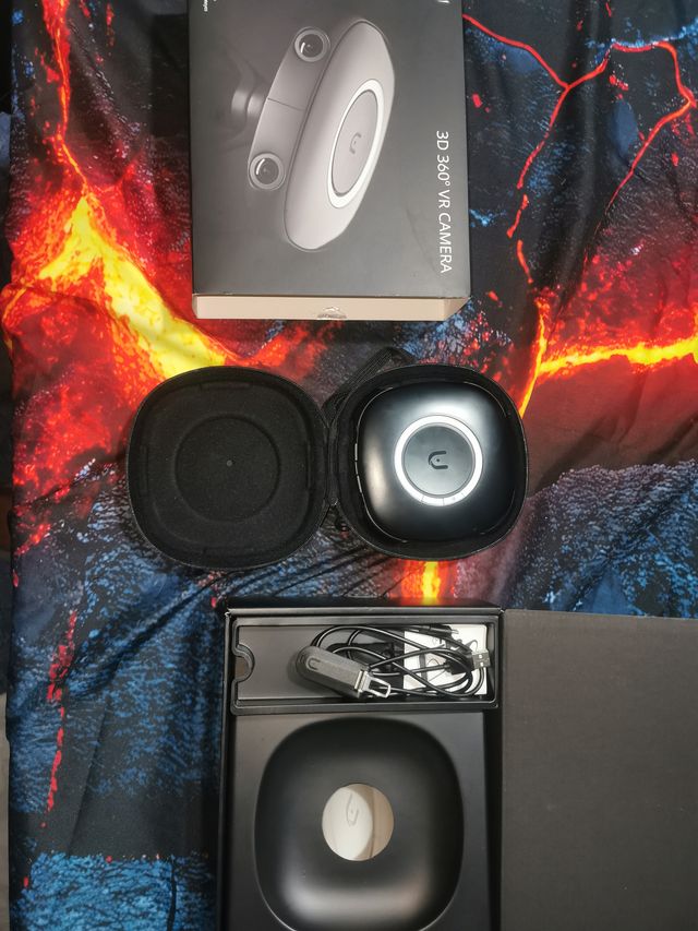 Cámara Vuze 3D 360 VR 4K Negra semi profesional