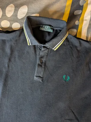 Polo Fred Perry Negro Talla XL