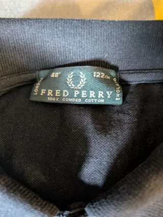 Polo Fred Perry Negro Talla XL