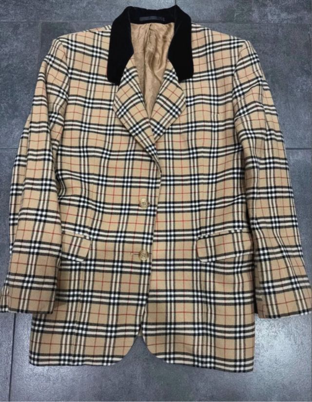 Blazer Burberry Beige Check