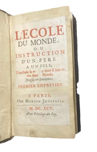 Libro antico 1695