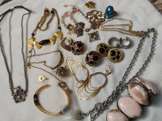 Lote bisutería antigua