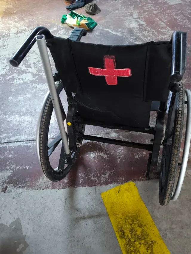 Silla de ruedas ligera rueda auto impulso