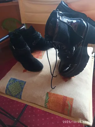 Botines negro Varios numeros. s con cordones y p