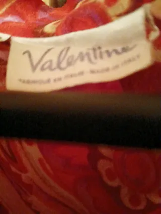 Camisa estampada naranja y fucsia manga larga