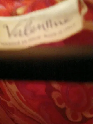 Camisa estampada naranja y fucsia manga larga