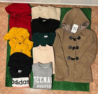 8 SUDADERAS + CHAQUETA Talla S