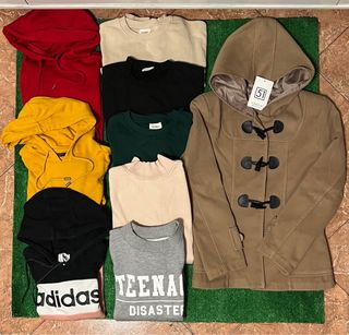 8 SUDADERAS + CHAQUETA Talla S