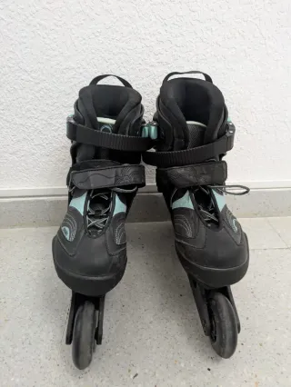 Patines en línea Oxelo Negro/Azul Talla 38-39