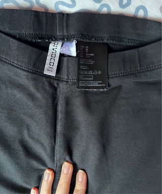 Leggings negros  H&M Talla XS