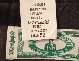Traje de caballero El Corte Inglés.