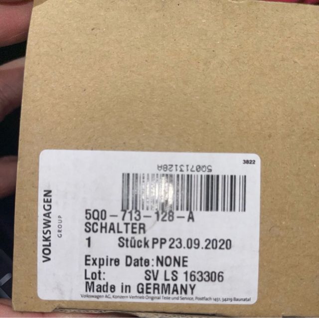 Interruptor Micro VAG Original Actuación DSG 5Q071