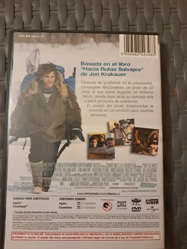 DVD Hacia Rutas Salvajes