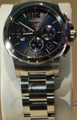 Longines Conquest VHP Cronógrafo Azul