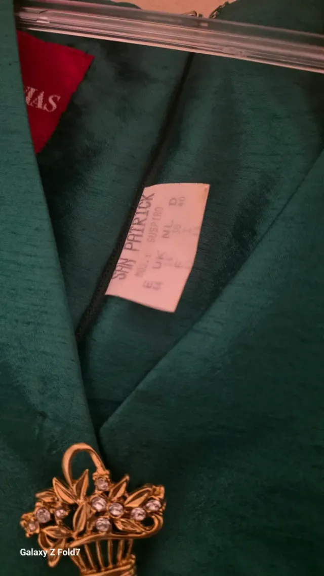 Vestido fiesta mujer negro y verde