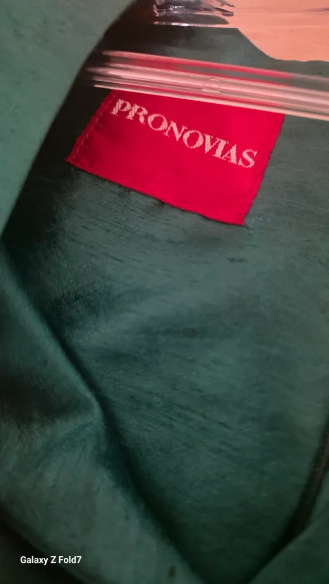 Vestido fiesta mujer negro y verde