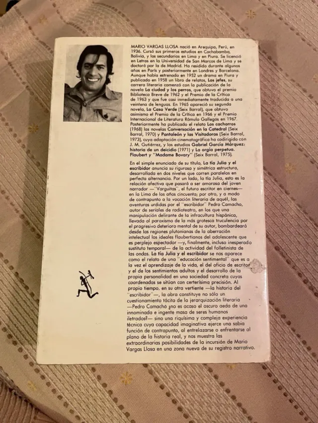 La Tia Tula y el escribidor, Mario Vargas Llosa