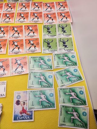 ✅Lote Sellos Antiguos de Deportes